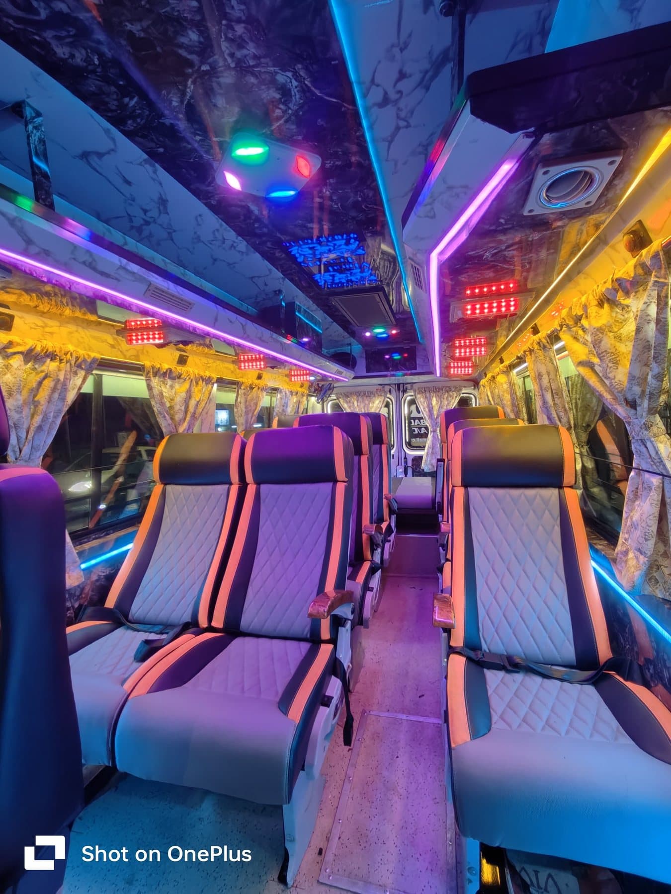 26 Seater Tempo Traveller — Cabin